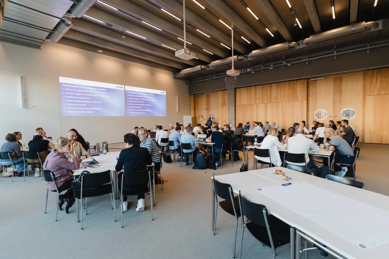 Ein voller Workshop-Raum